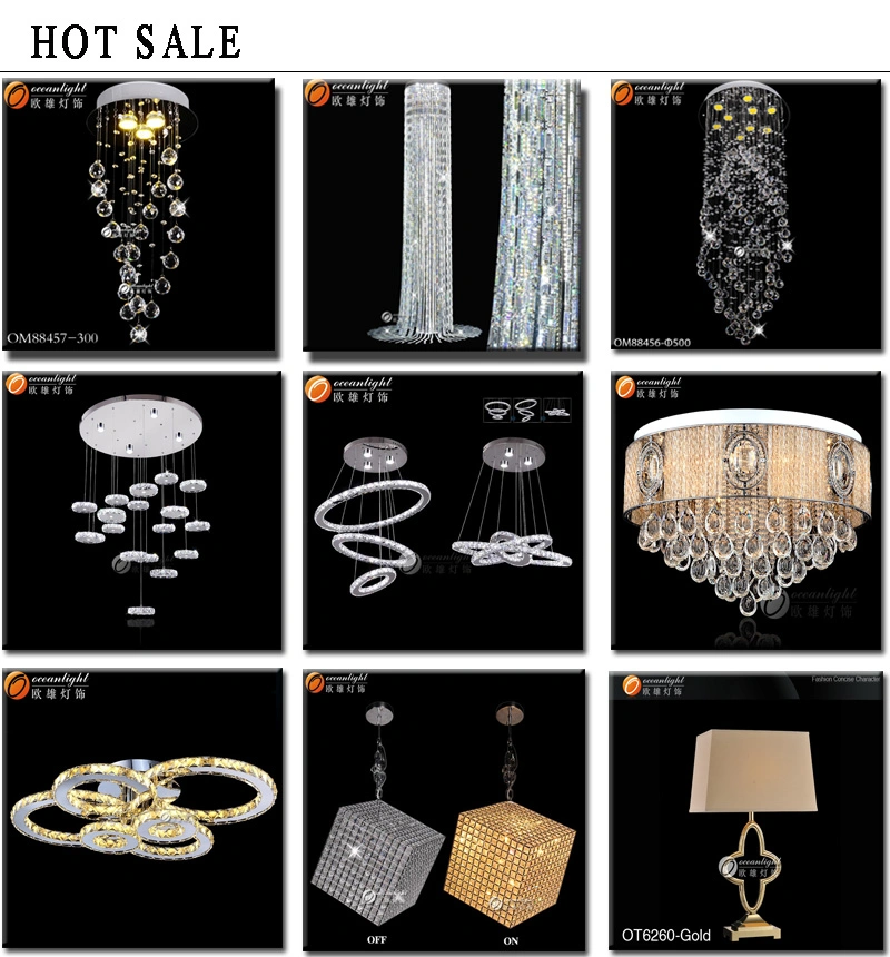 Modern Crystal Leiling LED Chandelier Lighting (OM8861)