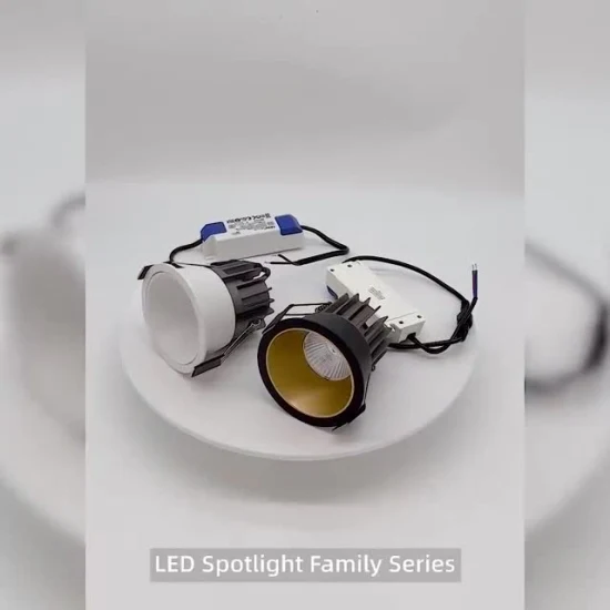 Módulo privado antideslumbrante Foco LED COB regulable Luz LED empotrada para interiores de 12 vatios