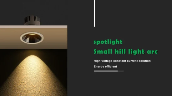 Foco empotrable de techo ajustable de 10W LED Downlight antirreflejo profundo