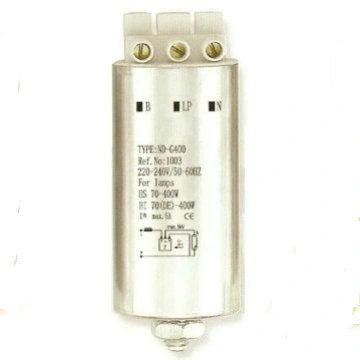 Encendedor de sincronización para lámparas de halogenuros metálicos y lámparas de sodio de 70-400 W (ND-G400TM20)
