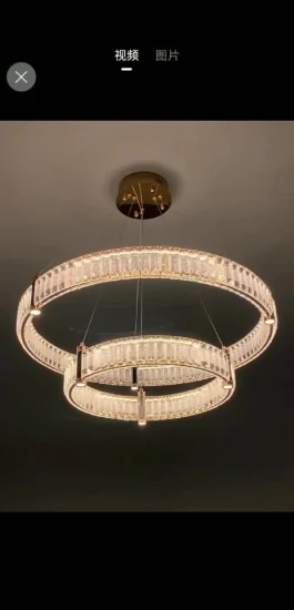 Jing Tai Lighting Lámpara de araña de cristal LED decorativa moderna Lámpara de techo de habitación LED de cristal para interiores Lámpara de techo