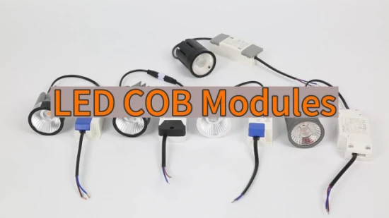 SD007gy GU10 MR16 Módulo COB Reflector de luz de punto LED Foco empotrable regulable
